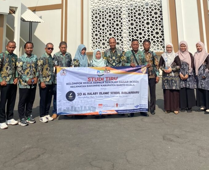 K3SD Kecamatan Bakumpai Laksanakan Studi Tiru ke SD Al Halaby Islamic School